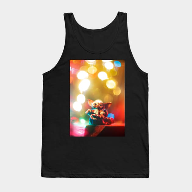 A Gizmo Christmas Tank Top by Mikes Monsters
